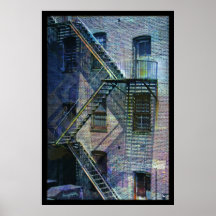 Wallz de Nyc Shadaw des bleus Posters