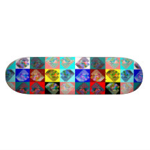 Warlong-Transport CabOver d'Andy l'arc-en-ciel de  Skateboards Personnalisés