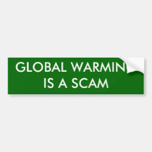 WARMINGIS GLOBAL UNE ESCROQUERIE AUTOCOLLANTS POUR VOITURE