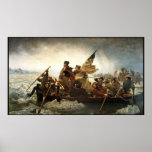 Washington croisant le Delaware -- Frontière Affiches