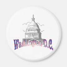 Washington D.C. Magnet Magnets Pour Réfrigérateur