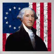 Washington et le drapeau américain