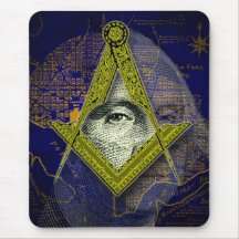 Washington maçonnique Mousepad Tapis De Souris