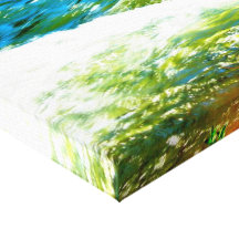 Water color gallery wrapped canvas
