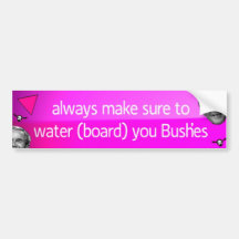 Waterboard votre Bush Autocollants Pour Voiture