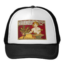 Waverley fait un cycle - art Nouveau - Alphonse Mu Casquette