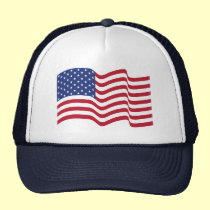 Waving American Flag Hat casquettes
