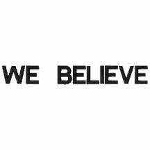 WE BELIEVE SWEATSHIRT À CAPUCHE AVEC BRODÉ