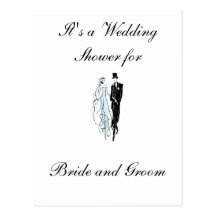 Wedding shower cartes postales