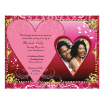 WeddingInvitTemplatePhoto Cartons D'invitation Personnalisés