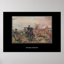 Wellington au poster vintage de Waterloo