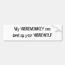 Weremonkey Autocollants Pour Voiture