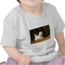 Westie sur le mouvement t-shirts