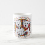 Westies sur le tartan tasse