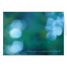 What is Free, Invisible, and Beautiful? Greeting Cards