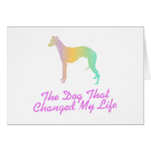 Whippet Carte De Vœux