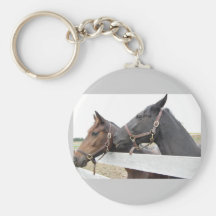 Whisperer original de cheval porte-clé