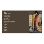 Whistler, princesse de la terre de la porcelaine modèles de cartes de visite