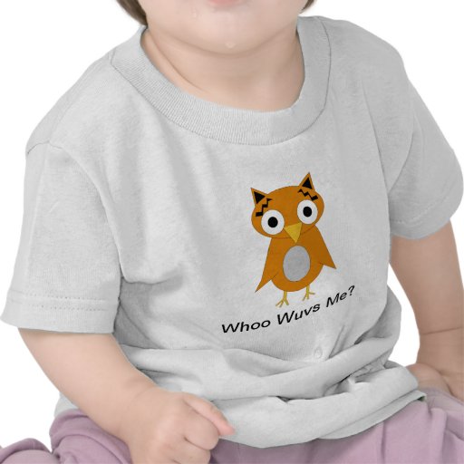 Whoo Wuvs je ? T-shirt infantile