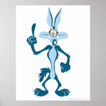 Wile E. Coyote Blue Aha ! Affiches