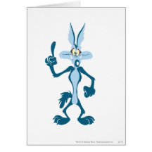Wile E. Coyote Blue Aha ! Carte