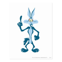 Wile E. Coyote Blue Aha ! Carte Postale