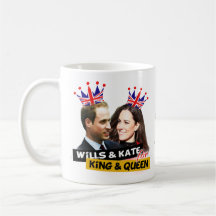 William et Kate les épousant royaux pour la tasse 
