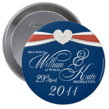 William et Kate - Pin royal de souvenir de mariage Pin's