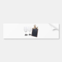 WineGlassesMenuSign053110 Adhésif Pour Voiture