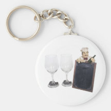 WineGlassesMenuSign053110 Porte-clés