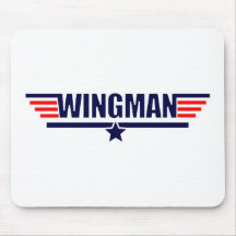 Wingman d'arme à feu de pouvoir adiathermique tapis de souris