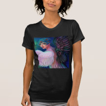 Wings de paon de Madame de la dualité T-shirt