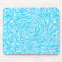 Wipeout bleu abstrait de Mousepad Tapis De Souris