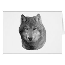 Wolf2 - Image stylisée Carte De Vœux