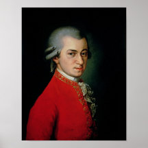 Wolfgang Amadeus Mozart, 1818 Affiche