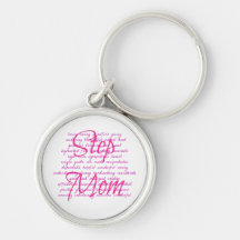 Words For Step Mom Key Chain