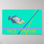 WRASSE GENTIL Hawaï Posters