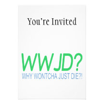WWJD INVITATIONS