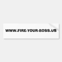 WWW.FIRE-YOUR-BOSS.US ADHÉSIFS POUR VOITURE