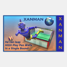 XANMAN~LEAP ! Autocollant