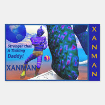 XANMAN~STRONGER ! Autocollant
