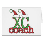 XC car de pays croisé - vacances de Noël Cartes De Vœux