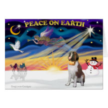 XmasSunrise - St Bernard 1 Cartes