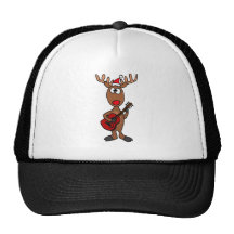 XX renne de Rudolph jouant la guitare Casquettes De Camionneur