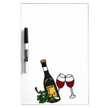 XX vin et conception d'art de raisins Tableaux Effaçables Blancs