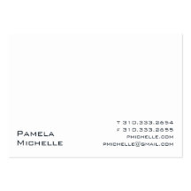 XXIIIBW blanc Modèle De Carte De Visite
