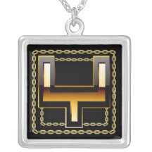 Y- Lettre initiale de monogramme Colliers