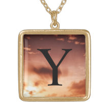 Y Momogram Necklace