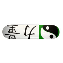 Yang de yin de Zco Planches À Roulettes Customisées