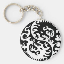 yang ying de dragon tribal porte-clef